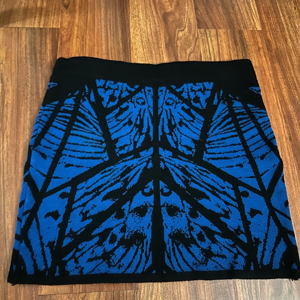 Blue Print Skirt